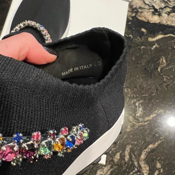 Brand new, Jimmy Choo Verona Crystal Sneakers - Picture 9 of 10